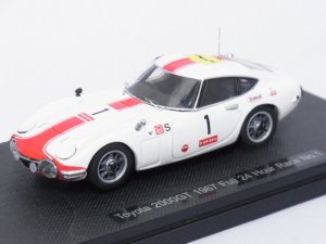 画像1: エブロ トヨタ 2000GT '67 富士24時間レース #1 WHITE/RED