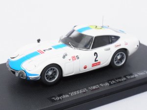 画像1: エブロ トヨタ 2000GT '67 富士24時間レース #2 WHITE/BLUE