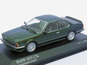 画像1: ミニチャンプス BMW 635 CSi (E24) 1984 GREEN.MET