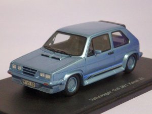 画像1: スパーク VW ゴルフ Mk1 Kamei X1 Body Kit LIGHT BLUE