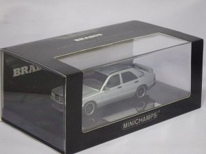 画像6: ミニチャンプス メルセデスベンツ ブラバス 190E 3.6S 1989 SILVER