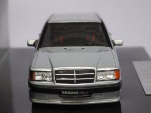 画像2: ミニチャンプス メルセデスベンツ ブラバス 190E 3.6S 1989 SILVER