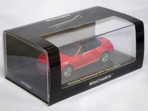 画像6: ミニチャンプス ベントレー コンチネンタル GT スピード コンバーチブル RED