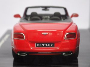 画像4: ミニチャンプス ベントレー コンチネンタル GT スピード コンバーチブル RED