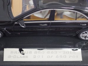 画像7: ミニチャンプス メルセデスベンツ ブラバス 850 S63-2015 S-CLASS BLACK