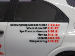 画像5: TSM MODEL ホンダ シビック タイプR 2016 "Five European Tracks Front Wheel Drive Record" WHITE