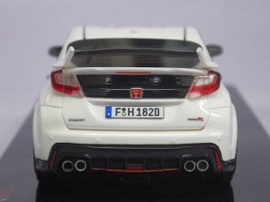 画像4: TSM MODEL ホンダ シビック タイプR 2016 "Five European Tracks Front Wheel Drive Record" WHITE