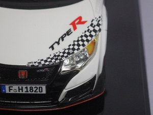 画像10: TSM MODEL ホンダ シビック タイプR 2016 "Five European Tracks Front Wheel Drive Record" WHITE
