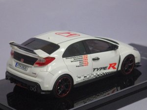 画像3: TSM MODEL ホンダ シビック タイプR 2016 "Five European Tracks Front Wheel Drive Record" WHITE