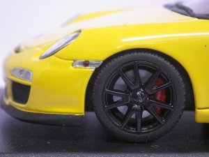 画像6: ミニチャンプス ポルシェ 911 GT3(997II) 2009 YELLOW/BLACK