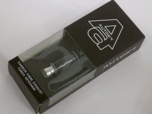 画像5: オートアート カーボンファイバーエキゾースト LEDライト キーチェーン CARBON