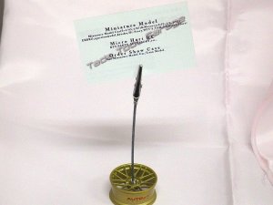 画像4: オートアート AAD レーシング ホイール メモクリップスタンド GOLD