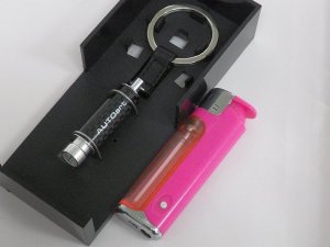 画像4: オートアート カーボンファイバーエキゾースト LEDライト キーチェーン CARBON