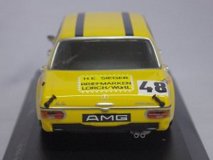 画像4: ミニチャンプス メルセデスベンツ 300SEL6.8AMG Hans Heyer テストドライブ ルマン 1972 YELLOW
