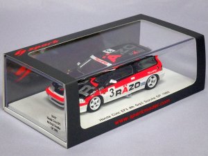 画像6: スパーク ホンダ シビック EF3 4th Grp3 Suzuka GP 1989 No.3 Naoki Hattori/Tomohiko Tsutsumi BLACK/RED/WHITE
