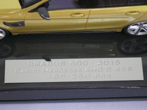 画像6: ミニチャンプス Mercedes-Benz ブラバス 600 AUF BASIS MERCEDES-AMG C 63 S 2015 GOLD