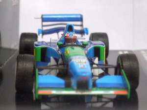 画像2: ミニチャンプス ベネトンフォードB194-M.Schumacher 2nd place,Japanese GP 1994 BLUE/GREEN