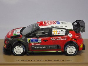 画像5: スパーク シトロエン C3 WRC Rally Mexico 2018 Sebastien Loeb/Daniel Elena RED/WHITE/BLACK