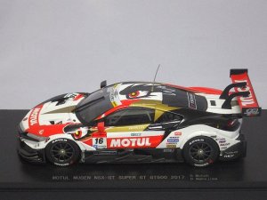 画像5: エブロ ホンダ モチュール無限 NSX-GT No.16 SUPER GT500 2017 H.Mutoh/D.Nakajima WHITE/RED/BLACK/GOLD