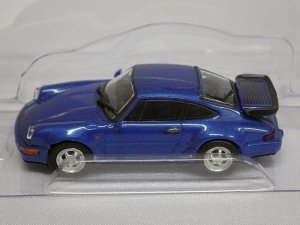 画像4: ミニチャンプス ポルシェ 911 Turbo (964) 1990 BLUE MET