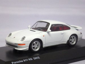 画像1: 京商 ポルシェ 911 RS (993) WHITE