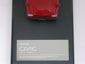 画像6: ハイストーリー ホンダ シビック CX-S(1981) RED