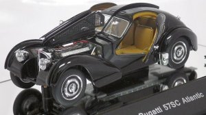 画像6: オートアート ブガッティ タイプ57SC アトランティック (WITH DISC WHEELS) BLACK フル開閉モデル
