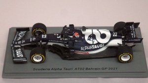 画像5: スパーク スクーデリア アルファタウリ AT02 バーレーンGP 2021 Yuki Tsunoda BLUE/WHITE