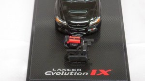 画像2: CM-MODEL 三菱 ランサー エボリューション IX ラリーアート エンジン付き BLACK