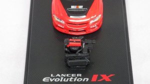画像2: CM-MODEL ミツビシ ランサー エヴォリューションIX エンジンモデル付き RED/BLACK
