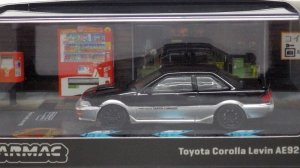 画像8: ターマックワークス トヨタ カローラ レビン AE92 BLACK/SILVER