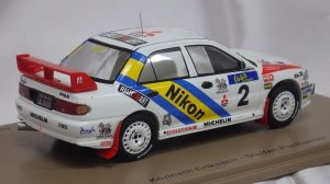 画像3: SPARK MITSUBISHI Lancer EvolutionIII Winner Rally HongKong-Beijing 1995 Kenneth Eriksson/Staffan Parmander WHITE