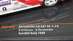 画像6: イクソ ミツビシ ギャラン  VR-4 #9 RAC Rally 2nd 1990 K.Eriksson/S.Parmander WHITE/RED/BLUE