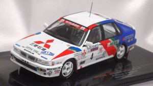 画像1: イクソ 三菱 ギャラン  VR-4 #4 RAC Rally 1990 A.Vatanen/B.Berglund WHITE/RED/BLUE