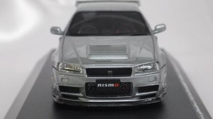 画像2: 京商 ニッサン スカイライン GT-R(R34  ニスモ "グランドツーリングカー") Gray