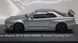 画像5: 京商 ニッサン スカイライン GT-R(R34  ニスモ "グランドツーリングカー") Gray