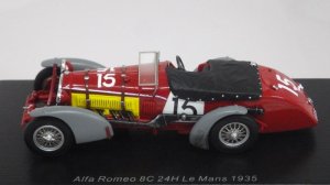 画像5: スパーク アルファロメオ 8C 24H LM1935 R.Sommer/R.d'Estrez de Sauge RED