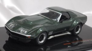 画像1: イクソ シボレー コルベット C3 "カスタム" 1972 DARK GREEN.MET