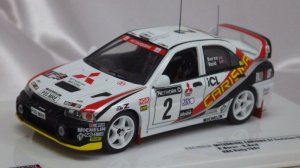 画像1: イクソ 三菱 カリスマ GT エボリューションIV #2 R.Burns/R.Reid RAC Rally 1997 WHITE