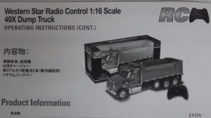 画像10: ダイキャストマスター ウェスタンスター 49X FULL FUNCTIONING S=1/16 RC ダンプトラック