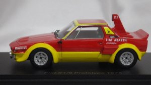 画像5: スパーク フィアット X1/9 プロトタイプ 1975 RED/YELLOW