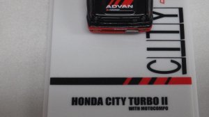 画像6: INNO MODELS ホンダ シティー ターボII"アドバン"  アドバンカラーのモトコンポ付き