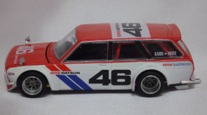 画像5: MINI GT ダットサン KAIDO 510 ワゴン BRE V1(RHD) RED/WHITE