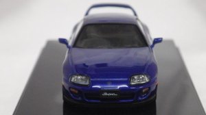 画像2: ホビージャパン トヨタ スープラ RZ(A80) with Engine Display Model Blue Mica Met