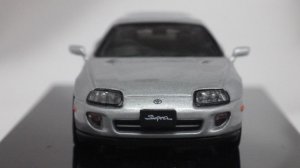 画像2: ホビージャパン トヨタ スープラ RZ(A80) with Engine Display Model Silver Met