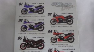 画像5: F-toys KAWASAKI VINTAGE BIKE KIT Vol.9 KAWASAKI GPZ900R Ninja 10個SET