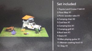 画像7: INNO MODELS TOYOTA CAR CAMPING DIORAMA SET Toyota LAND CRUISER FJ60