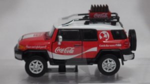 画像5: TINY(BM CREATIONS) TOYOTA FJ CRUISER 15 Coca-Cola RHD WHITE/RED