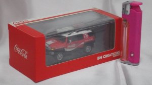 画像7: TINY(BM CREATIONS) TOYOTA FJ CRUISER 15 Coca-Cola RHD WHITE/RED