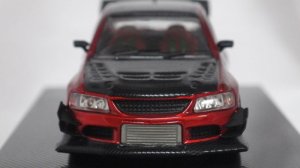 画像2: CM-MODEL ミツビシ ランサー エボリューションIX RED/BLACK
